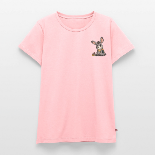 der-kleine-esel-classic-frauen-shirt-pocket - Rosa