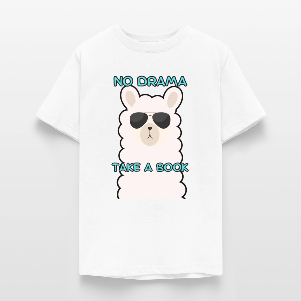 no-drama-teenager-t-shirt - Weiß