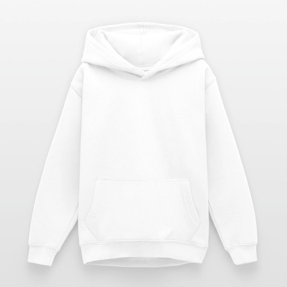 no-drama-teenager-hoodie - Weiß