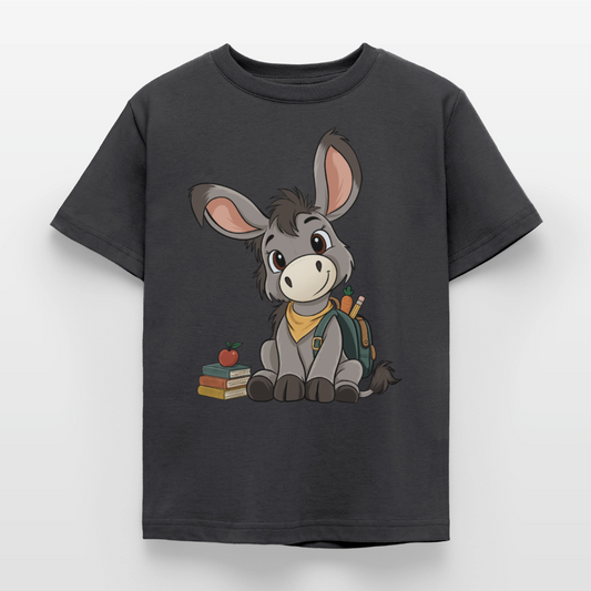 der-kleine-esel-classic-kinder-t-shirt - Dunkelgrau