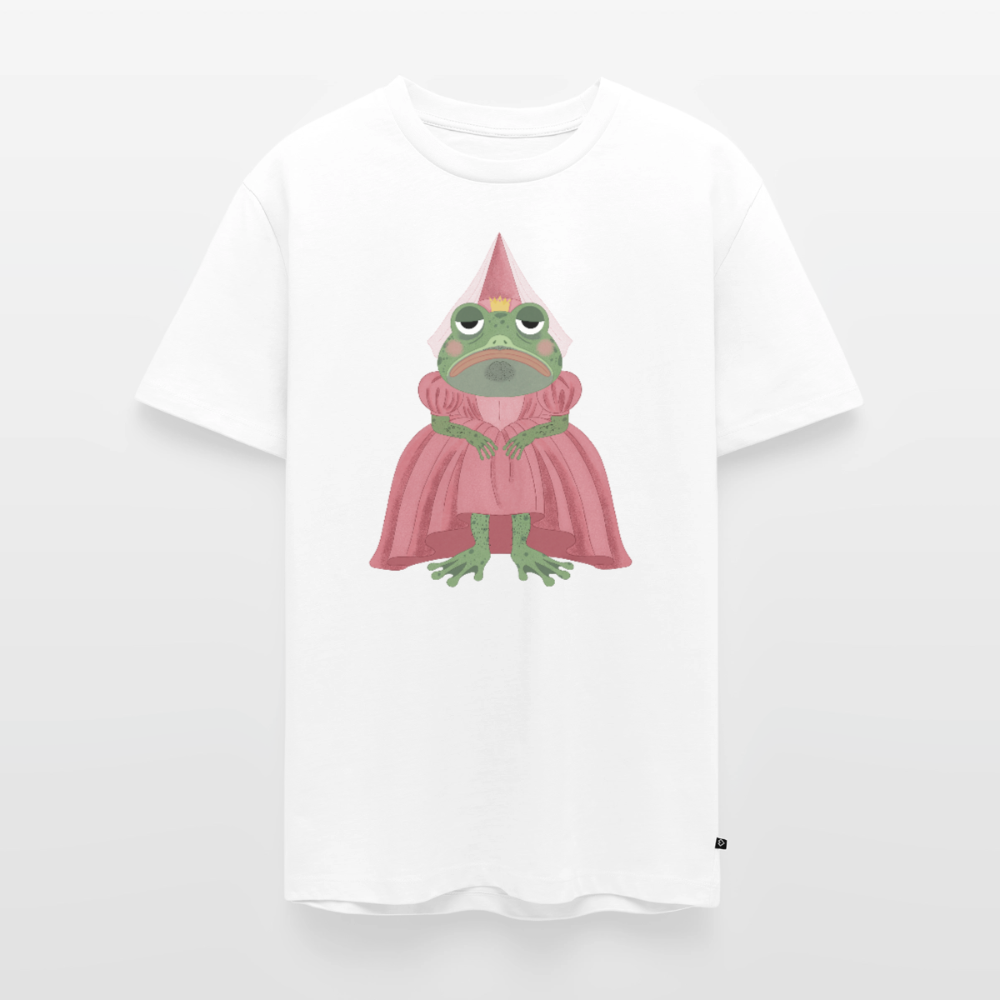 Der ungeküsste Froschkönig | Premium T-Shirt für Männer - Weiß
