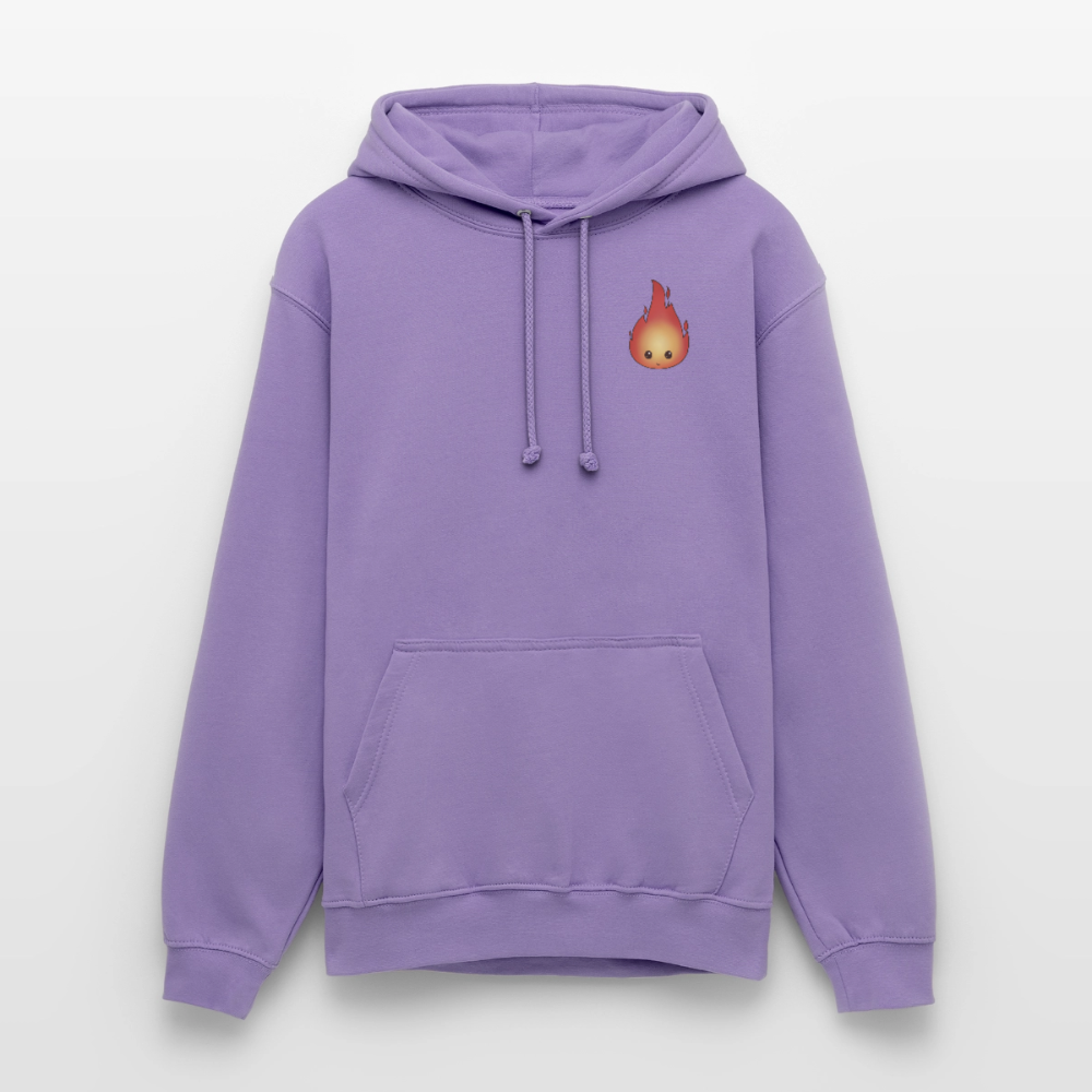 Kleiner.buecherdrache.unisex.hoodie - Lavendel