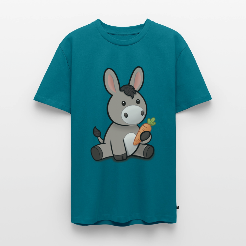 der-kleine-esel-männer-shirt - Petrol