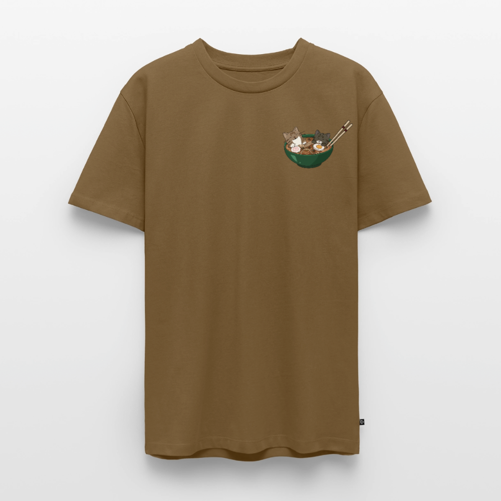 Sushi-Cats-Ramen-männer-shirt - Nussbraun