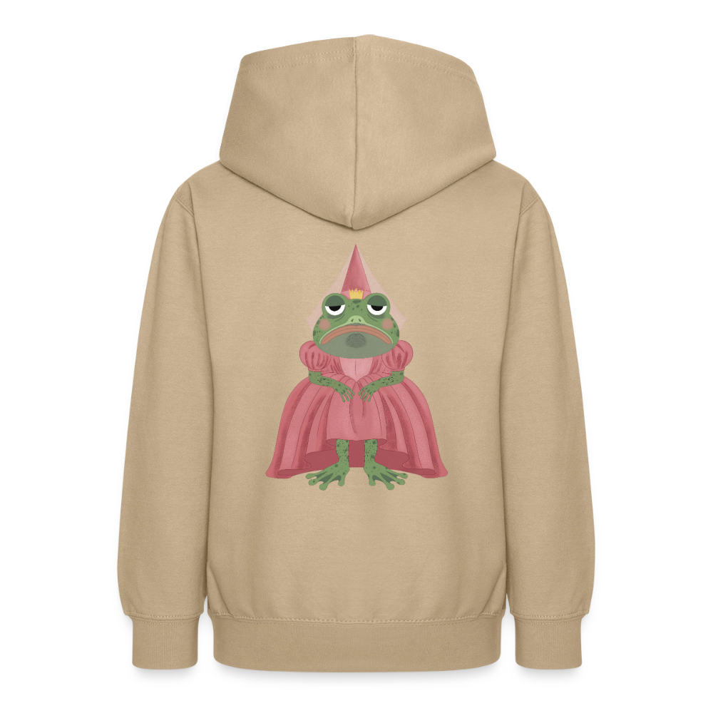 der.ungekuesste.froschkoenig.teenager.hoodie - Sand