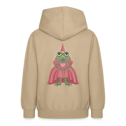 der.ungekuesste.froschkoenig.teenager.hoodie - Sand