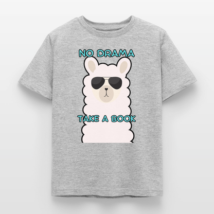 no-drama-kinder-t-shirt - Grau meliert