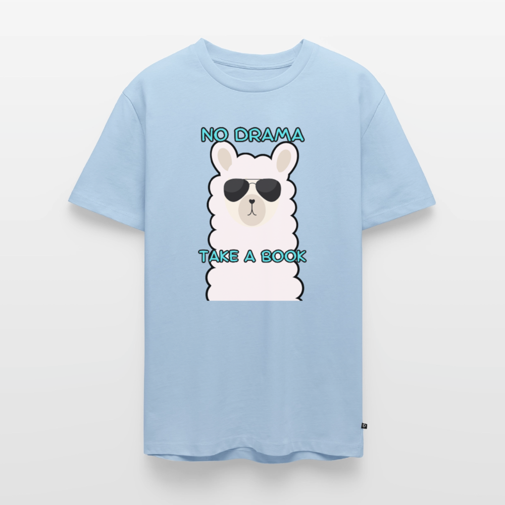 no-drama-männer-shirt - Hellblau