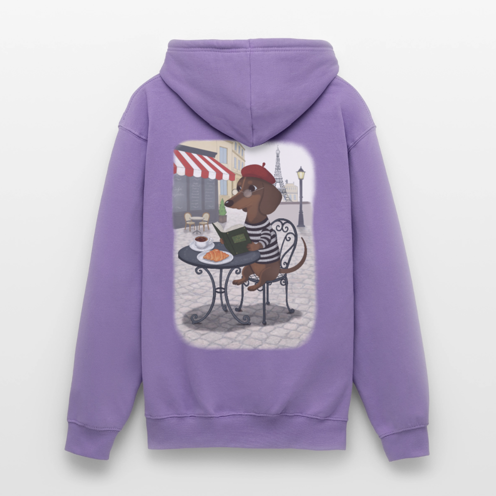 dackel.in.paris.tres.pawfect.unisex.hoodie - Lavendel
