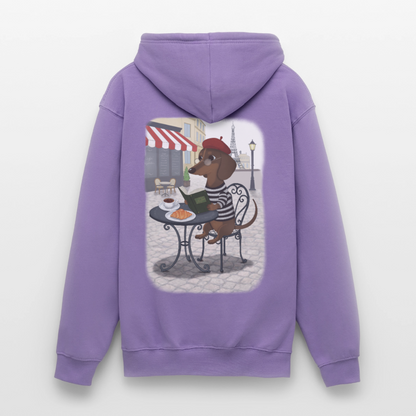 dackel.in.paris.tres.pawfect.unisex.hoodie - Lavendel