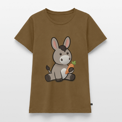 der-kleine-esel-frauen-shirt - Nussbraun