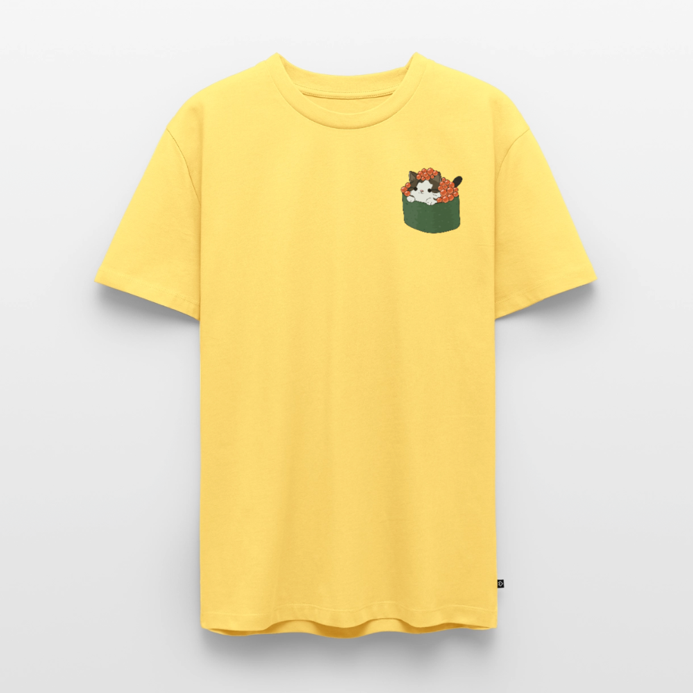 Sushi-Cats-Gunkan-männer-shirt - Pastellgelb