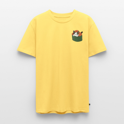 Sushi-Cats-Gunkan-männer-shirt - Pastellgelb