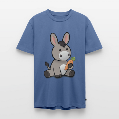 der-kleine-esel-männer-shirt - Taubenblau