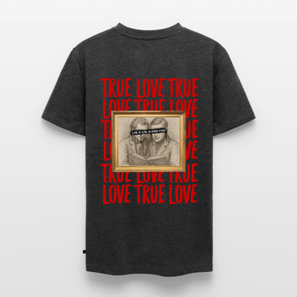 love.is.love.men.männer.shirt - Anthrazit meliert