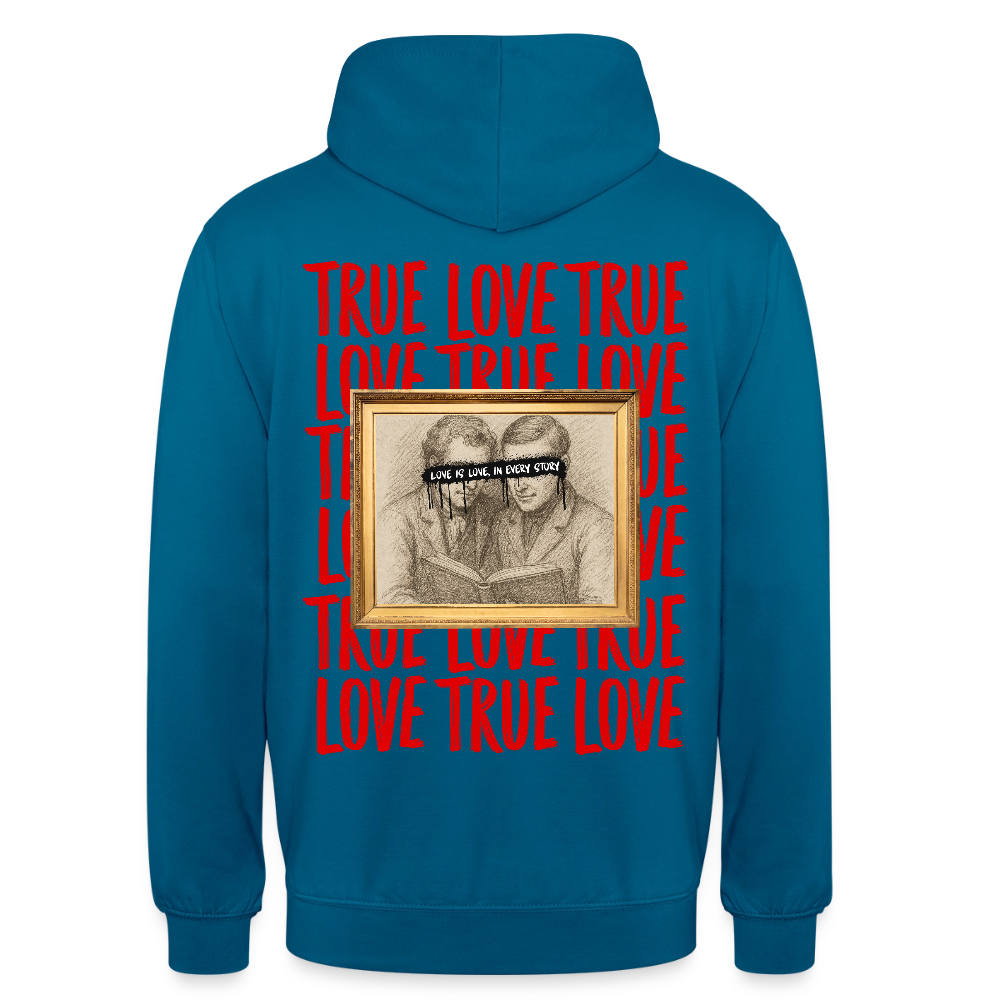 love.is.love.men.Unisex.Hoodie - Tiefseeblau 