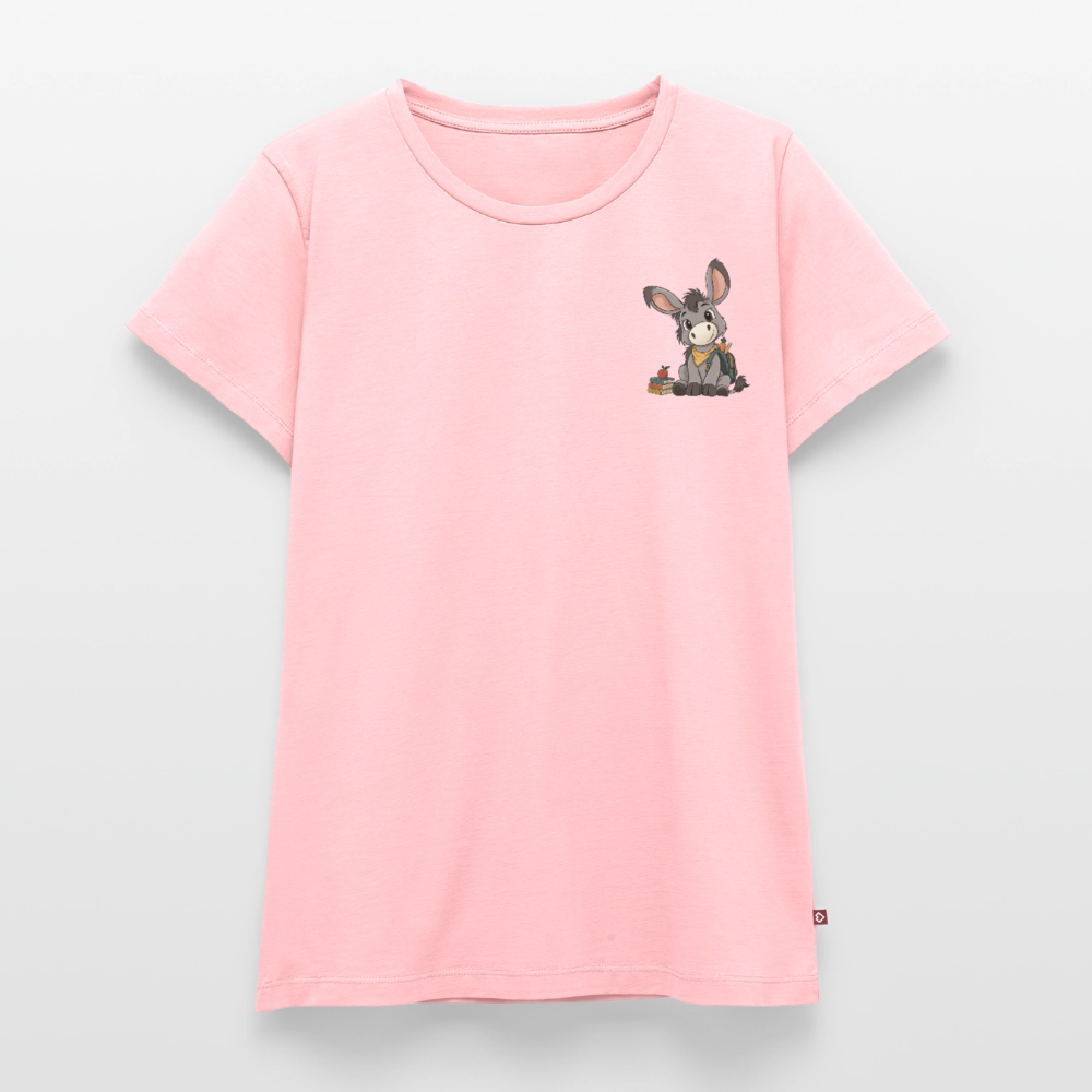 der-kleine-esel-classic-frauen-shirt-pocket - Rosa