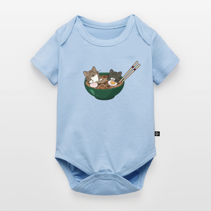 Sushi-Cats-ramen-baby-bio-body - Hellblau