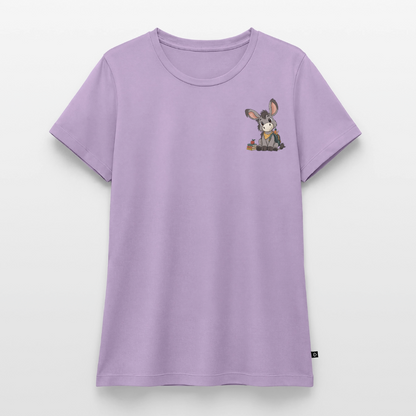 der-kleine-esel-classic-frauen-shirt-pocket - Lavendel