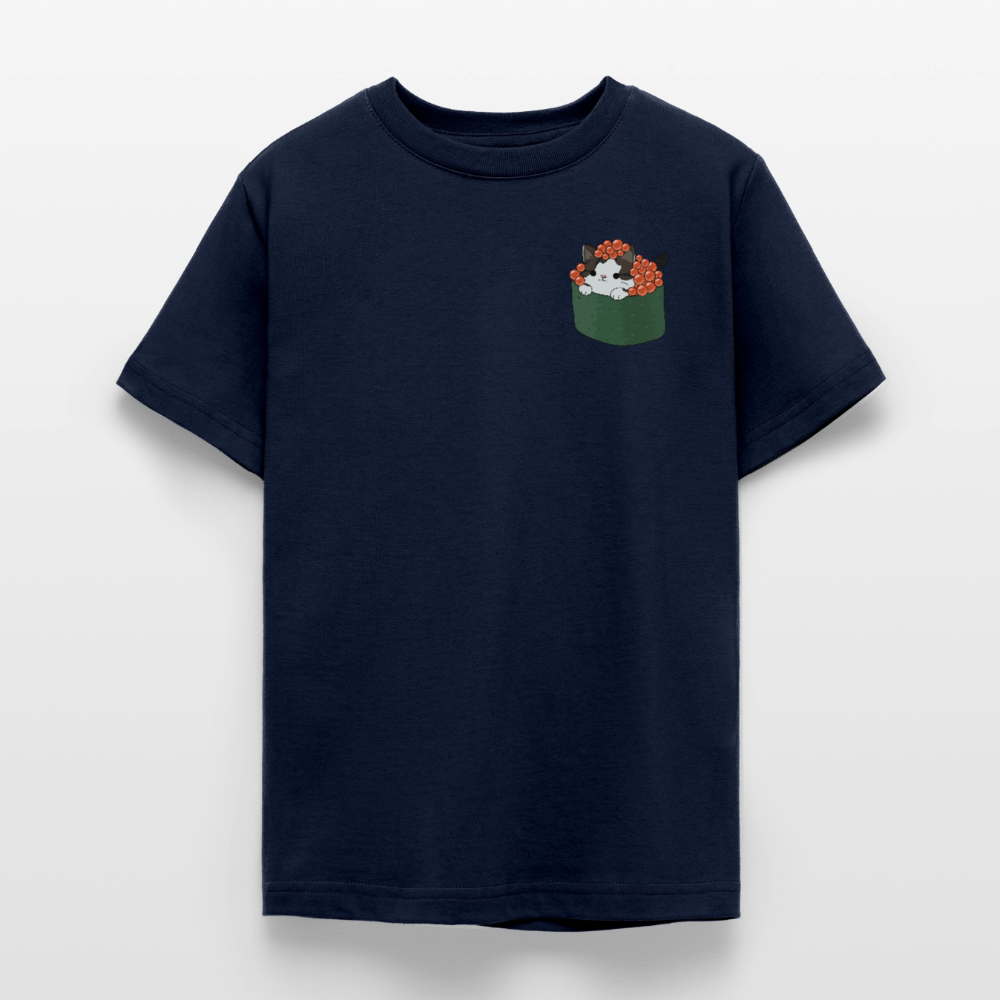 Sushi-Cats-Gunkan-teenager-kinder-t--shirt - Navy