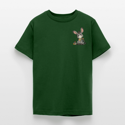 der-kleine-esel-teenage-classic-t-shirt-pocket - Forstgrün 