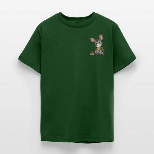 der-kleine-esel-teenage-classic-t-shirt-pocket - Forstgrün 