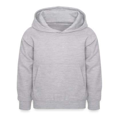 Kleiner.Delfin .große.Welle.supercool.kinder.hoodie - Hellgrau meliert
