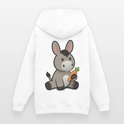 der-kleine-esel-teenager-hoodie - Weiß