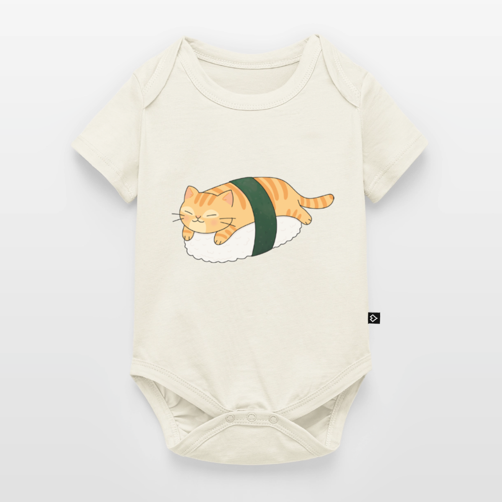 Sushi-Cats-Nigiri-baby-bio-body - Naturweiß