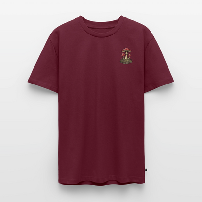 Tarotkarten-Booklover-männer-shirt - Burgunderrot