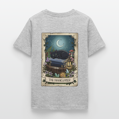 Tarotkarten-Booklover-kinder-shirt - Grau meliert