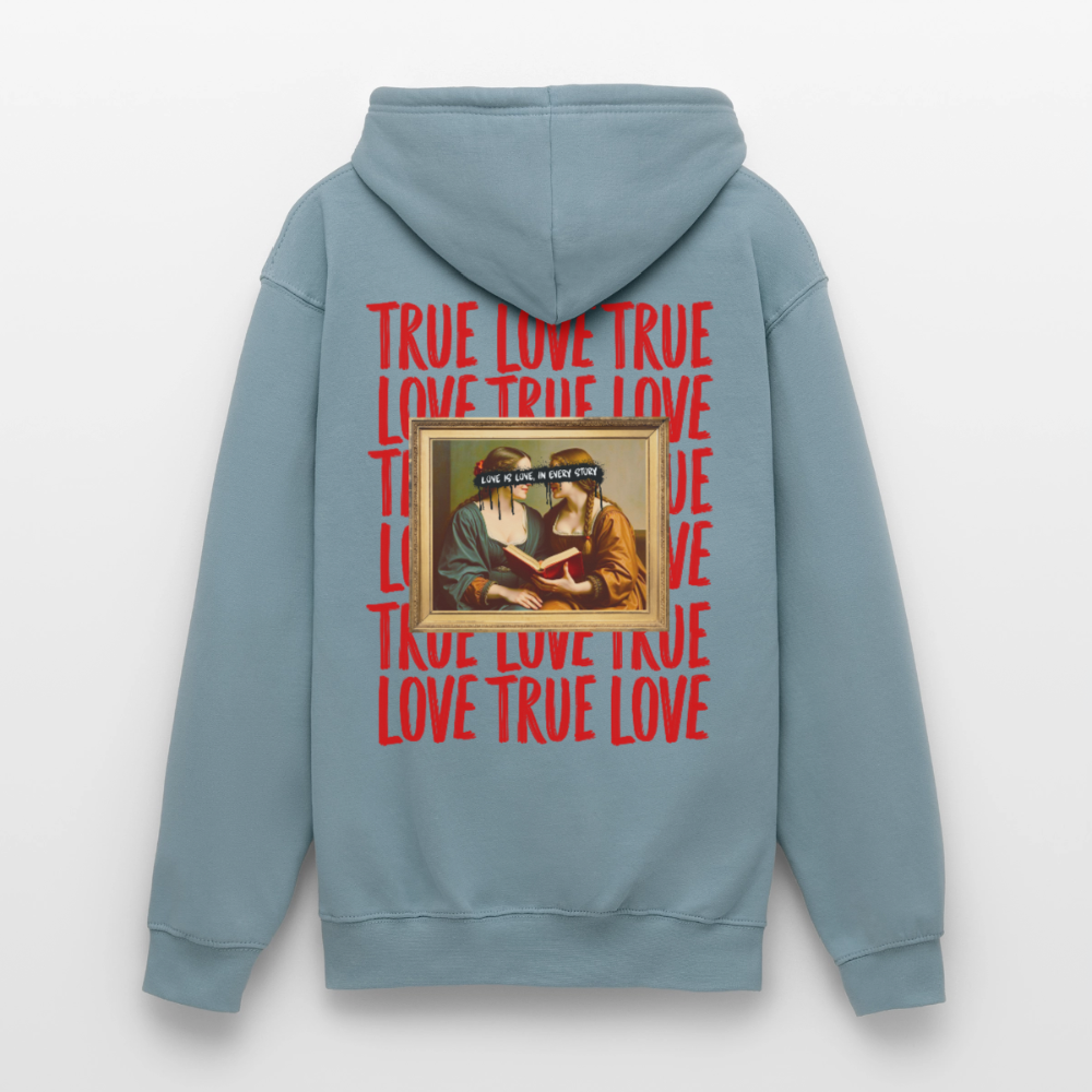 love.is.love.women.Unisex.Hoodie - Nebelblau