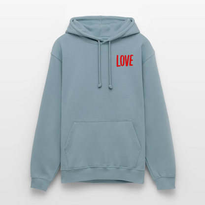 love.is.love.men.Unisex.Hoodie - Nebelblau