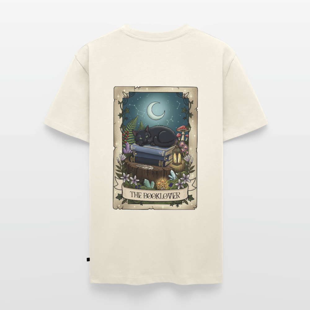 Tarotkarten-Booklover-männer-shirt - Naturweiß