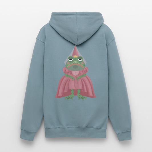 der.ungekuesste.froschkoenig.unisex.hoodie - Nebelblau
