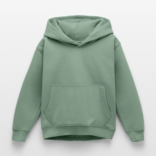 der-kleine-esel-classic--kinder-hoodie - Graugrün