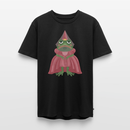Der ungeküsste Froschkönig | Premium T-Shirt für Männer - Schwarz