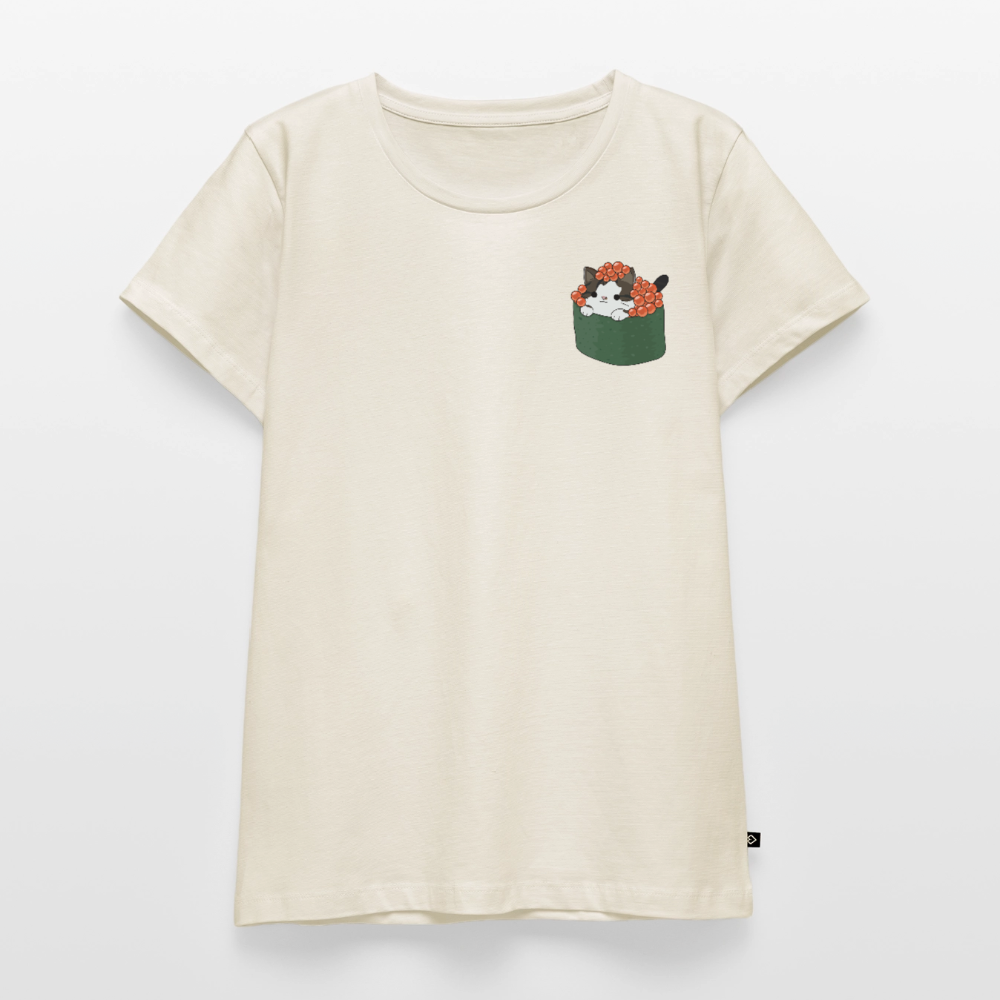 Sushi-Cats-Gunkan-frauen-shirt - Naturweiß