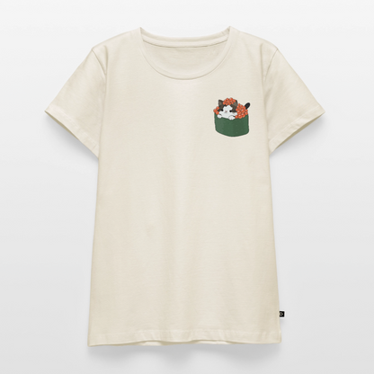Sushi-Cats-Gunkan-frauen-shirt - Naturweiß