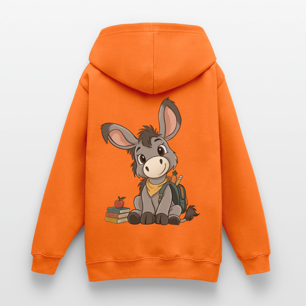 der-kleine-esel-classic--teenager-hoodie - Orange