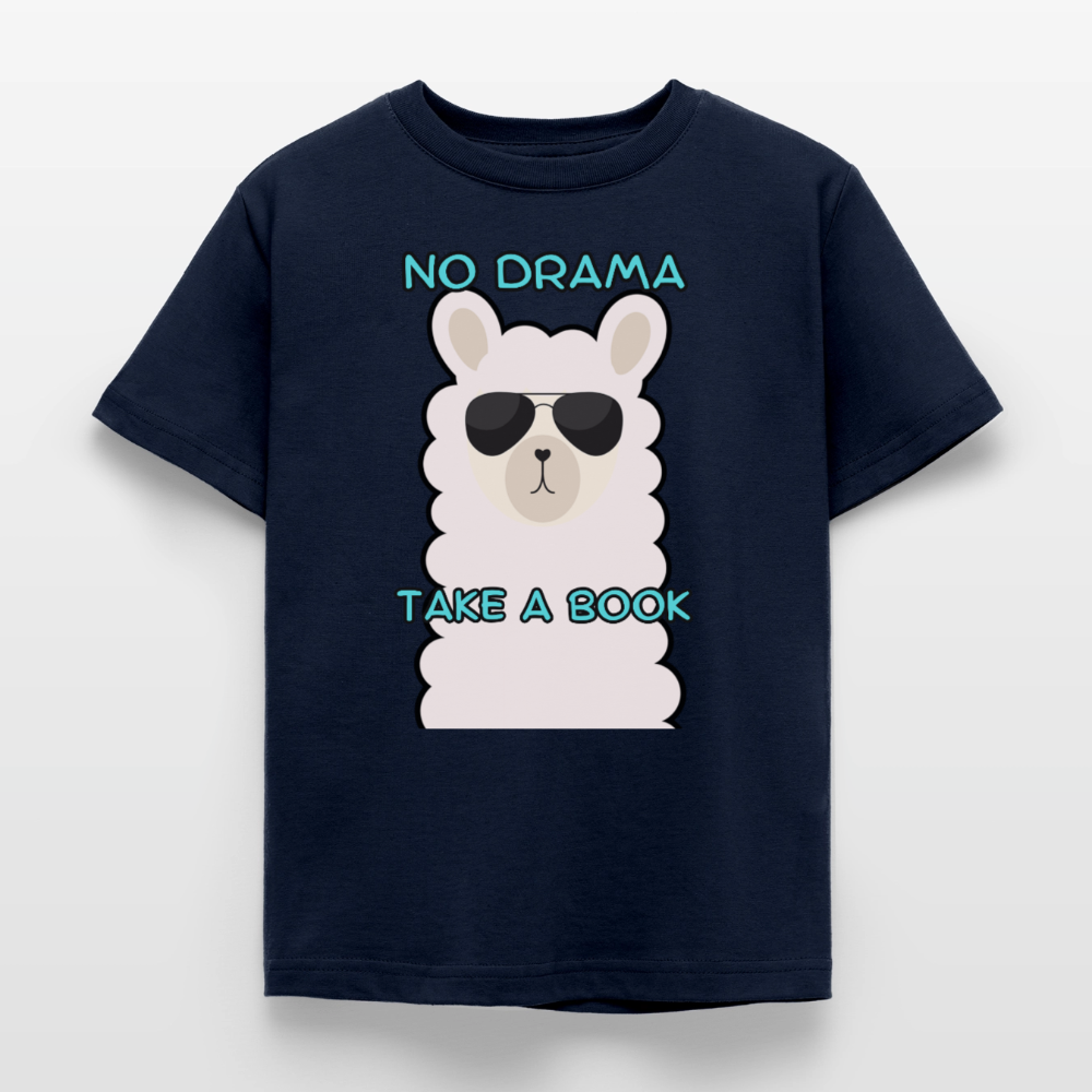 no-drama-kinder-t-shirt - Navy