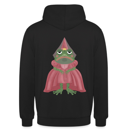 der.ungekuesste.froschkoenig.unisex.hoodie - Schwarz