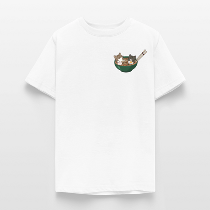 Sushi-Cats-ramen-teenager-kinder-t--shirt - Weiß