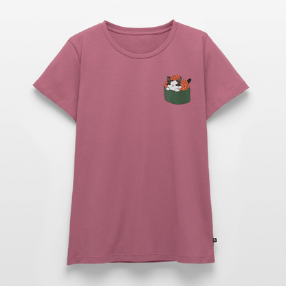 Sushi-Cats-Gunkan-frauen-shirt - Mauve
