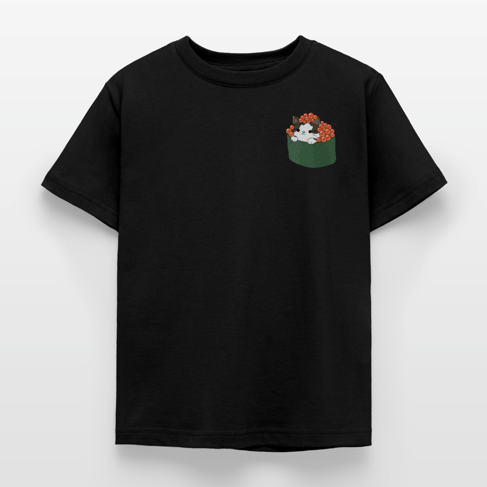 Sushi-Cats-Gunkan-kinder-t--shirt - Schwarz