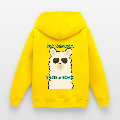 no-drama-kinder-hoodie - Gelb