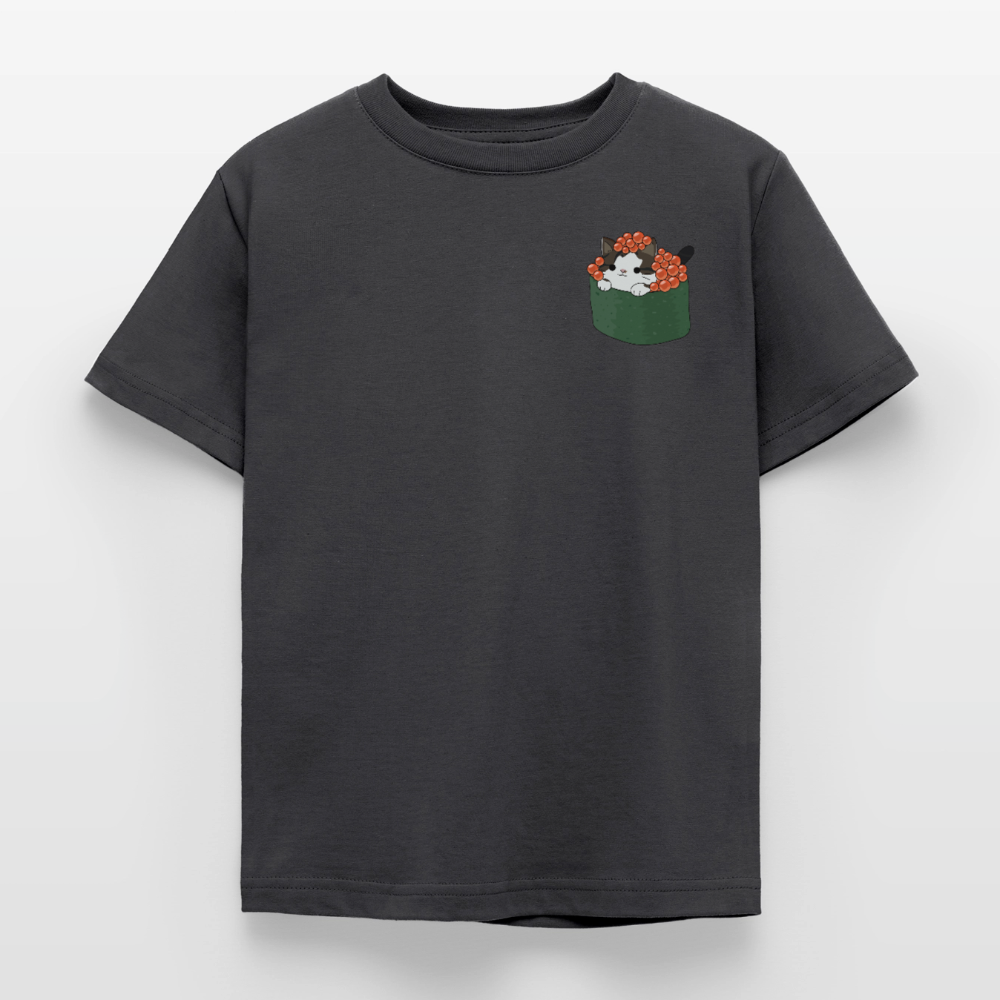 Sushi-Cats-Gunkan-kinder-t--shirt - Dunkelgrau