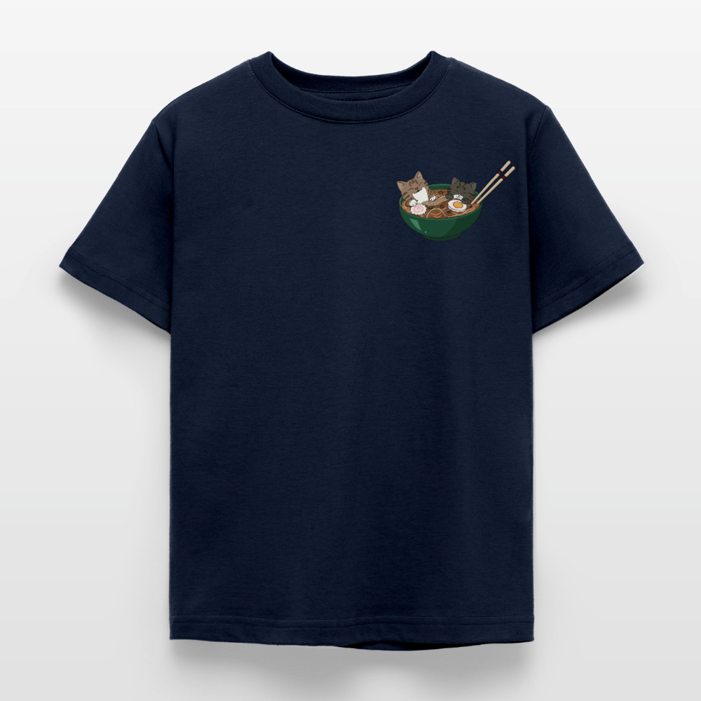 Sushi-Cats-ramen-kinder-t--shirt - Navy