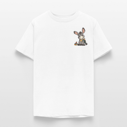der-kleine-esel-teenage-classic-t-shirt-pocket - Weiß