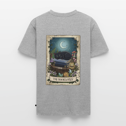 Tarotkarten-Booklover-männer-shirt - Grau meliert